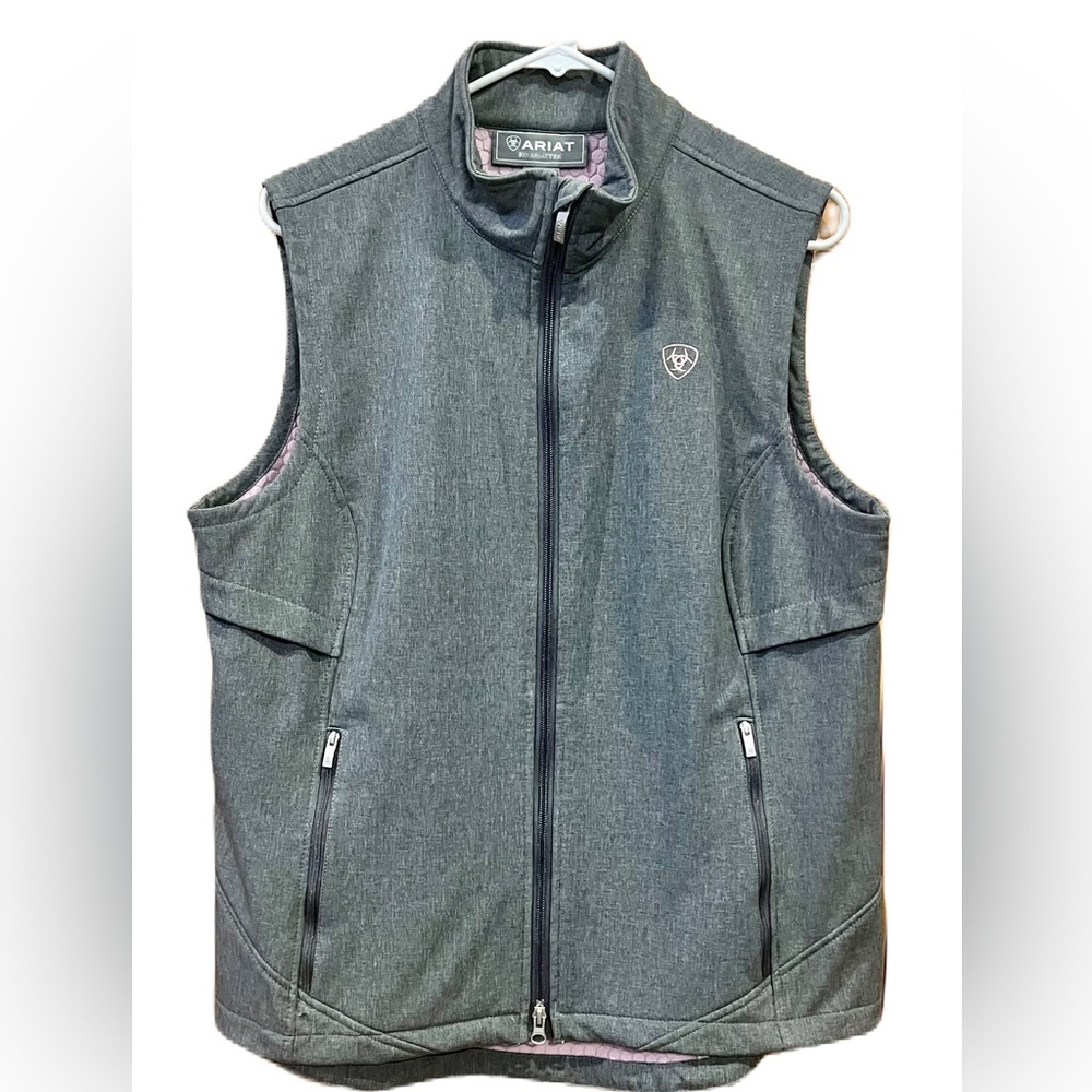 Ariat Tek Vest XL Gray with Pink